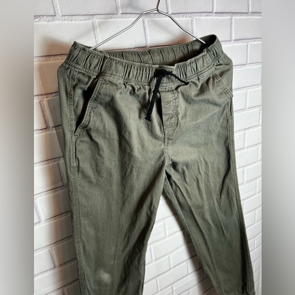 H&M big boys green Cotton twill joggers/size 16 - Picture 6 of 9